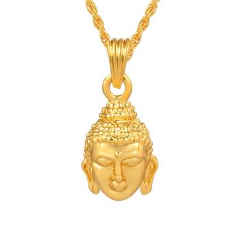 1 Micron Goldplated Buddha chain Pendant 1