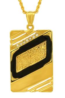 Gold plated CZ dual tone rich look Fashion pendant
