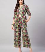 Multicolor printed pure cotton salwar