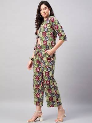 Multicolor printed pure cotton salwar 3
