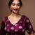 Purple Silk Brocade Designer Blouse