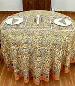 Round Vintage Style Table Cloth Wedding Table Cover Kitchen Decor Table Placemat