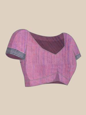 SWATIKA Yellow Cotton Traditional ikat Women's  Saree With Blouse piece 8