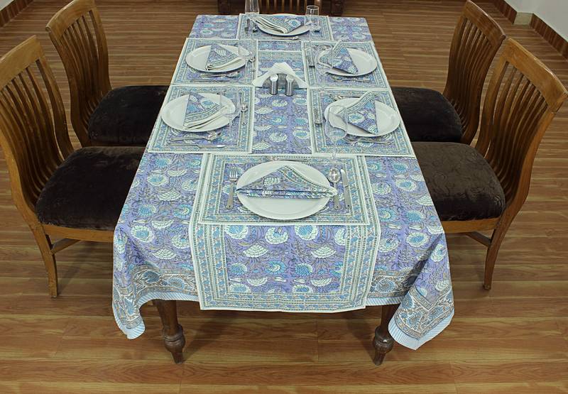 Indian Handmade Table Mats Pure Cotton Soft Table Covers Boho Table Place Mat.