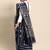 SWATIKA Blue silk blend Traditional batik Women's  Saree With Blouse piece