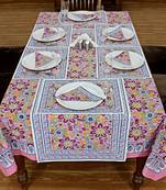 MultiColor Garden Table Cover Decorative Floral Table Mat Artisan Table Covers