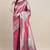 Pink woven  Art Silk saree with blouse