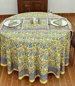 Yellow Outdoor Table Cover Dining Table Covers Home Decorative Floral Table Mat