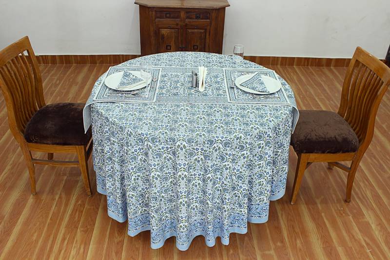 Soft Modern Table Cover Indian Table Linens Round Coffee Table Cover Table Decor