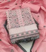 Pink embroidered cotton salwar