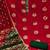 Red printed jacquard salwar