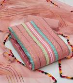 Pink embroidered chanderi salwar