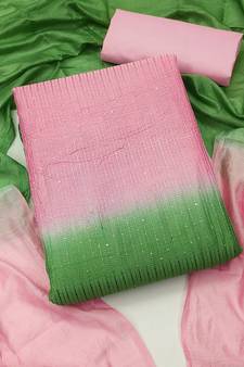 Multicolor embroidered cotton salwar