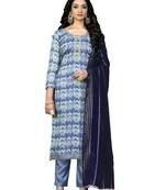 Multicolor hand woven cotton salwar
