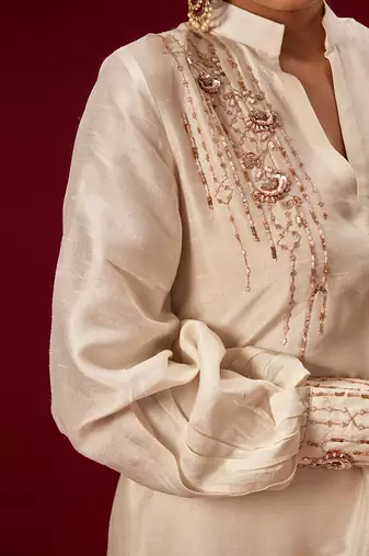 WHITE OVERSIZED KURTA