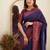 Navy Blue Woven Art Silk Saree With Blouse Piece