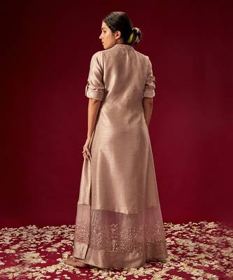 MAUVE CORSET PANT WITH JACKET SET 4