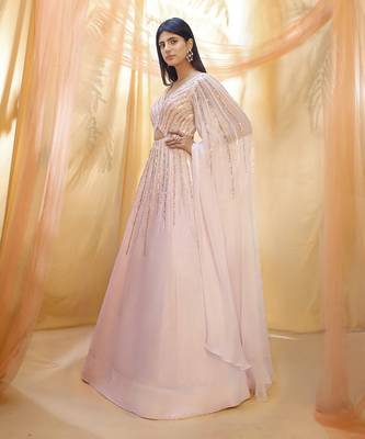Lilac cutout gown 2