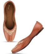 Desi Colour Brown Casuals Womens Indian Ethnic Comfort Footwear/Punjabi Jutti
