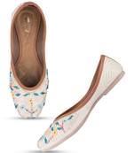 Desi Colour Multi Designer Dabka Womens Indian Ethnic Comfort Footwear/Punjabi Jutti7