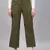 Olive
 plain
 cotton
 trousers