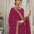 Rani Pink Color Georgette Embroidered Palazzo Suit