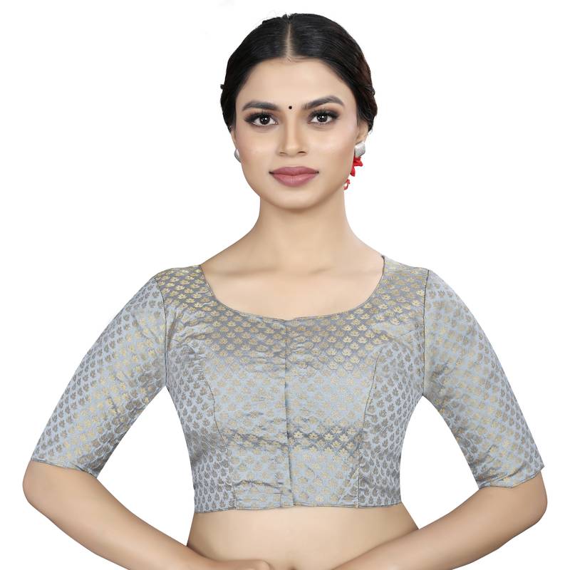 Delightful Banarasi Silk Ready-made Blouse