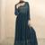 Teal Georgette Pakistani Salwar Kameez
