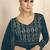 Teal Georgette Pakistani Salwar Kameez