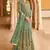 Green embroidered net salwar kameez