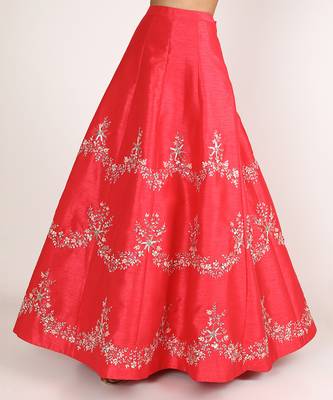 ROSE PINK EMBROIDERED SAREE SET 4