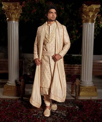 Ivory Hanu Sherwani Set 1