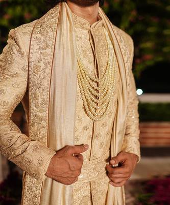 Ivory Hanu Sherwani Set 3