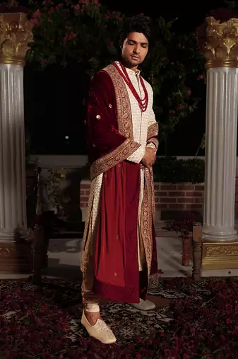 Ivory Satya Sherwani Set