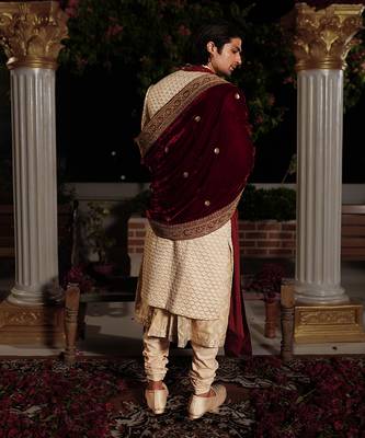 Ivory Satya Sherwani Set 3