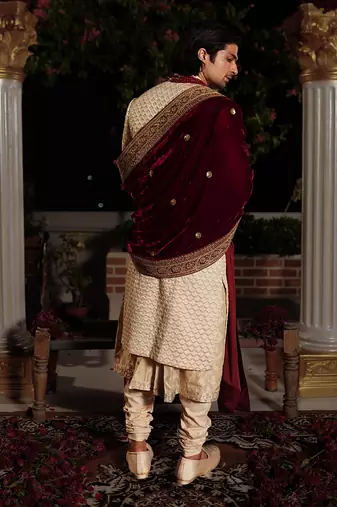 Ivory Satya Sherwani Set