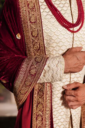 Ivory Satya Sherwani Set