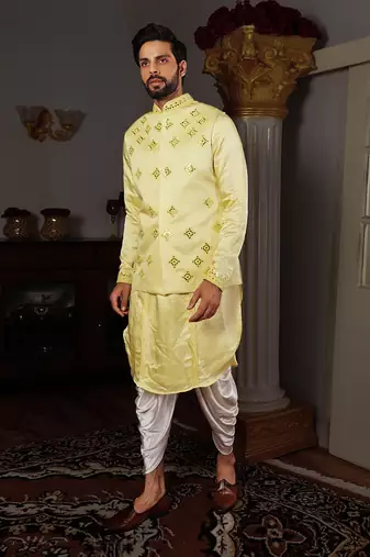 Yellow Dhaya Bandi Set