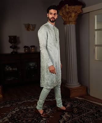 Green Tej Kurta Set 3