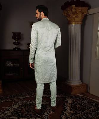Green Tej Kurta Set 4