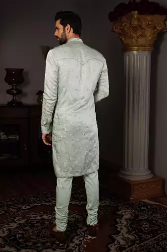 Green Tej Kurta Set
