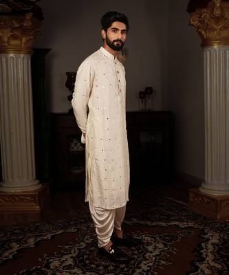 White Salya Kurta 2