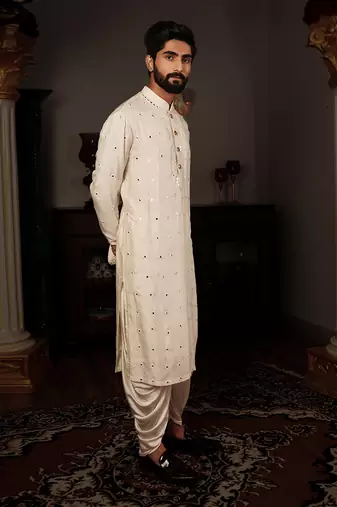 White Salya Kurta