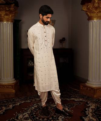 White Salya Kurta 3