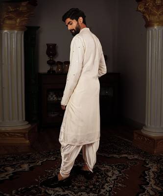 White Salya Kurta 5