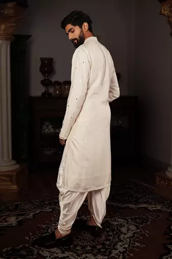 White Salya Kurta