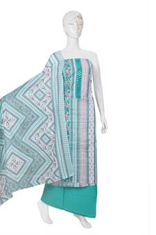 Multicolor printed cotton salwar