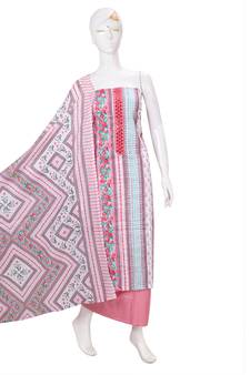 Multicolor printed cotton salwar
