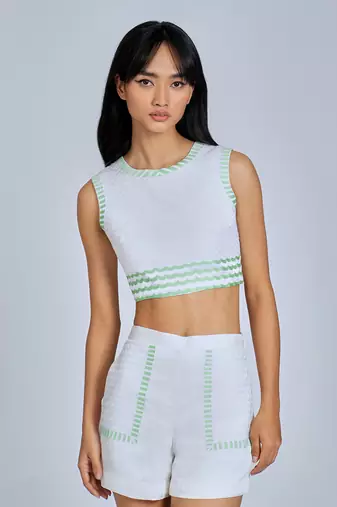 Mint Green Crop Top