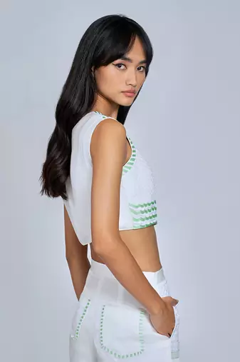 Mint Green Crop Top